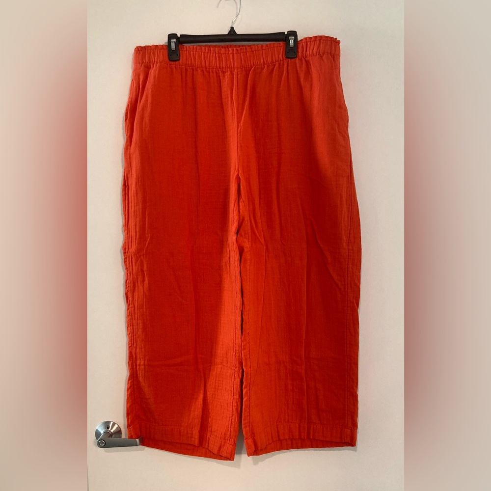 Old Navy High-Rise Wide Leg Crinkle Gauze Pants